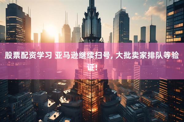 股票配资学习 亚马逊继续扫号, 大批卖家排队等验证!