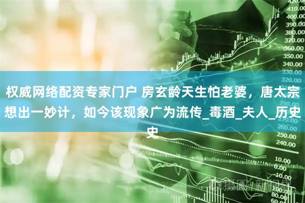 权威网络配资专家门户 房玄龄天生怕老婆,唐太宗想出一妙计,如今该现象广为流传_毒酒_夫人_历史